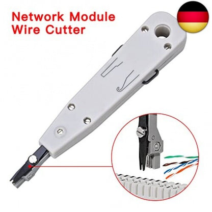 Netzwerk Werkzeug Set CAT5/CAT5E, Preciva Netzwerk Prüfer Crimpzange Netzwerk