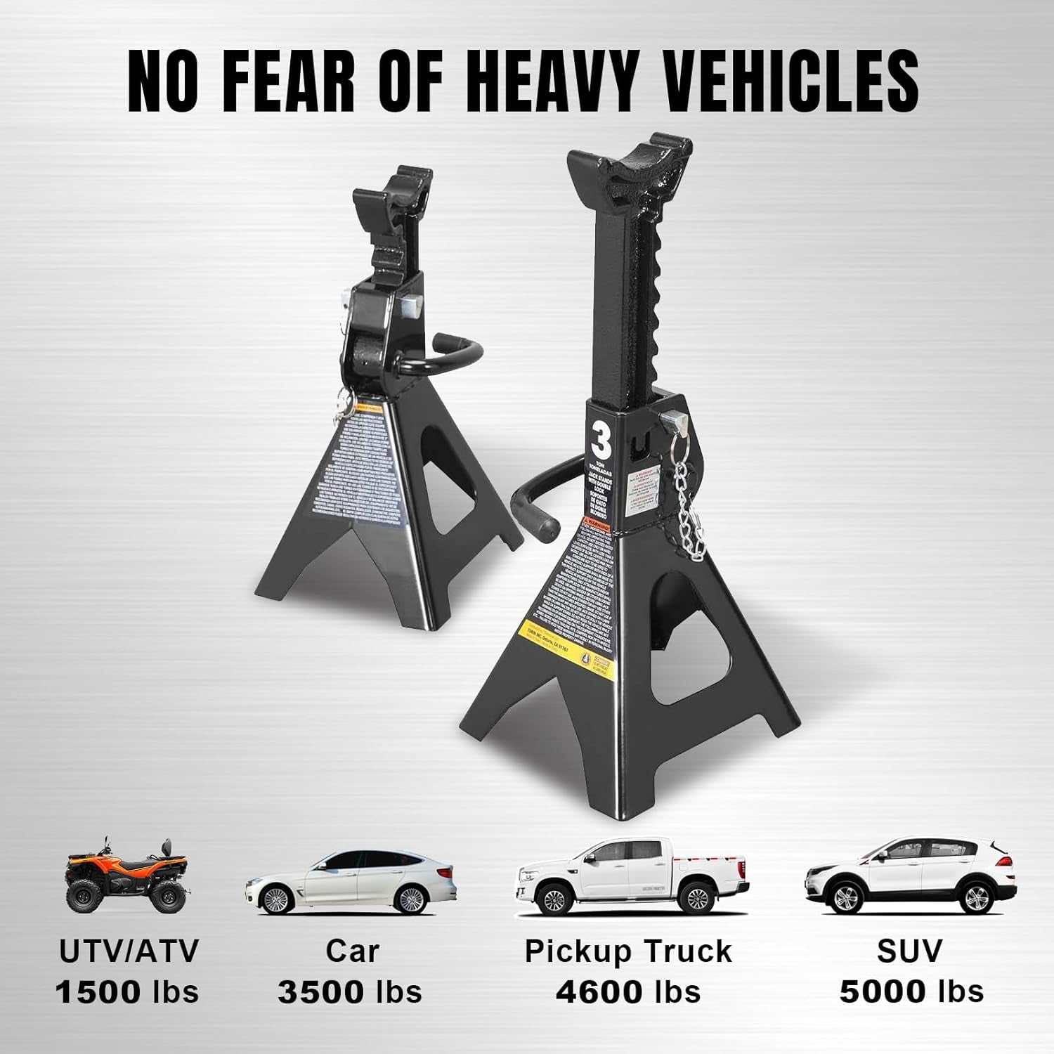 Steel Heavy Duty Jack Stands