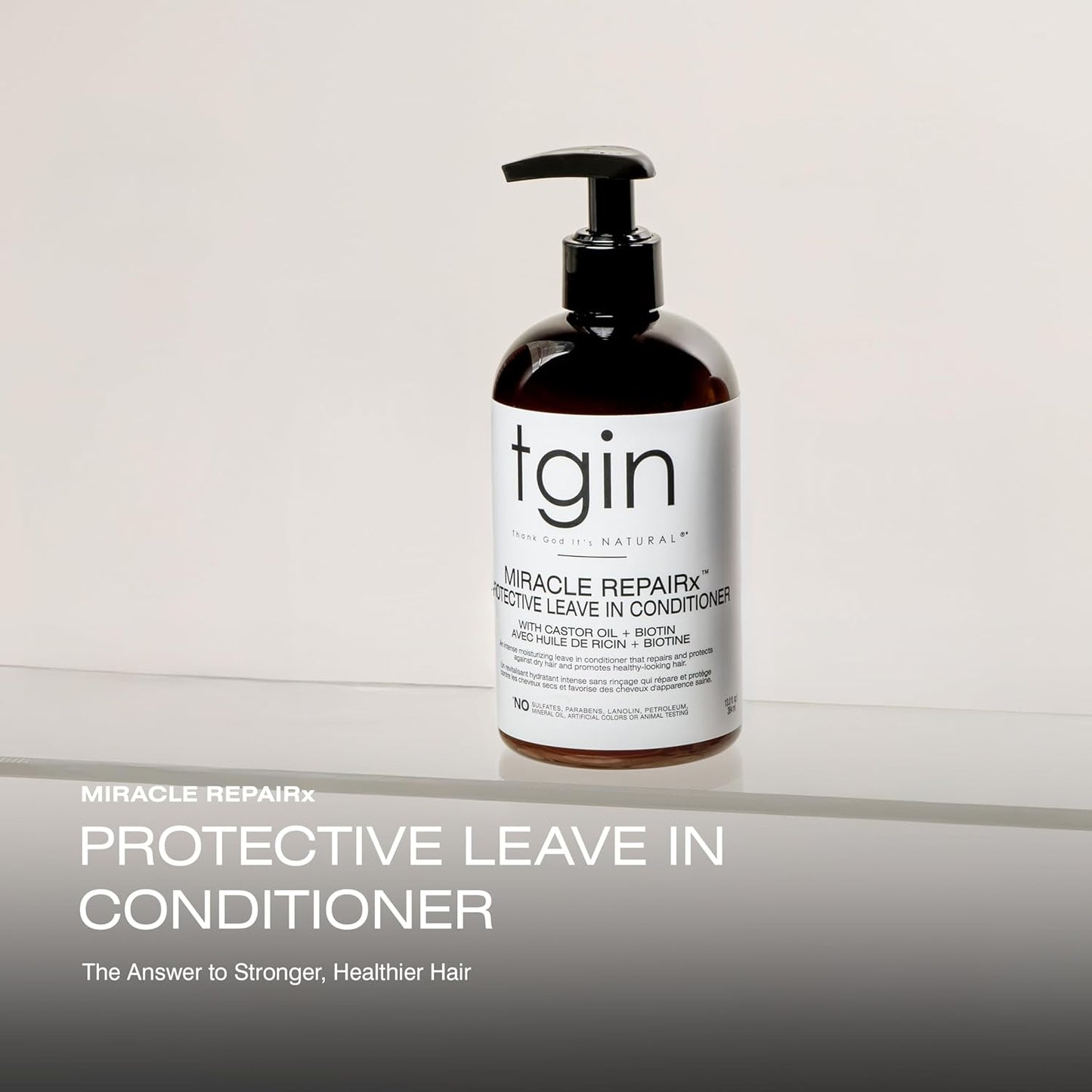 Tgin  Miracle Repair Protective Leave in Conditioner 384Ml