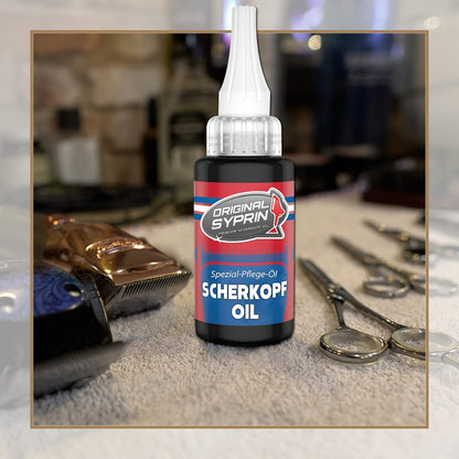 Original Syprin Scherkopf Öl Für Haarschneidemaschinen Haarschneider Rasierer Trimmer I Scherkopföl Friseurbedarf Schermaschinenöl Feinmechanik Öl