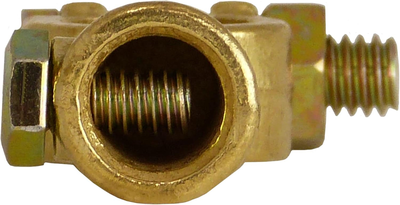 A0066-6-1 Batterieklemmen Set Batteriepolklemmen Aus Messing 12V 24V Batterie Klemmen Polklemmen Autobatterie + plus - minus Batterie Pole Klemme Pol Anschluss Anschlussklemmen Auto LKW Camping Solar