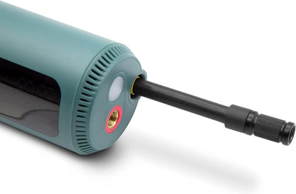 Tragbarer Elektrischer Luftkompressor XP - Tragbarer Kompressor Für Fahrräder, Motorräder, Roller, Bälle, Mit Drucksensor, Integriertem Led-Licht, 150 PSI, 2X1.200 Mah