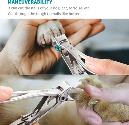 Nagelknipser Mit 15 Mm Breiter Kieferöffnung Für Dicke Nägel, Fingernagelknipser Für Eingewachsene Zehennagelknipser Für Männer, Harte Nägel, Senioren, Erwachsene. Edelstahl Groß (Silber)