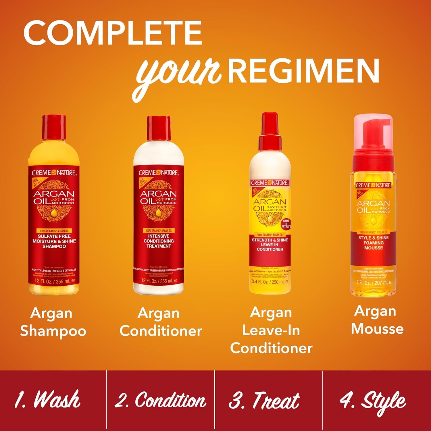 Argan Oil of Morocco Anti-Humidity Gloss & Shine Mist, Heat Protection, Stocking Stuffer for Women, 4 Fl Oz