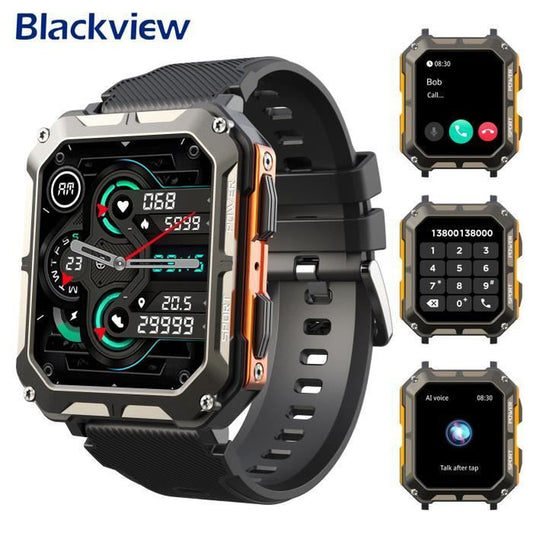 Smartwatch Herren Militär Mit Telefonfunktio