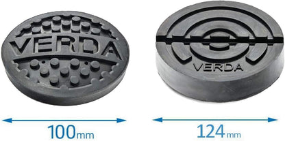 Wagenheber Hydraulisch 3T, Hubhöhe 130-490Mm, Mit Fußpedal, 2X Gummi, Profilmesser, Montagehandschuhe Rangierwagenheber Flach, Profi Heber, PKW, Wohnmobil, Geländewagen, (Wagenheber)