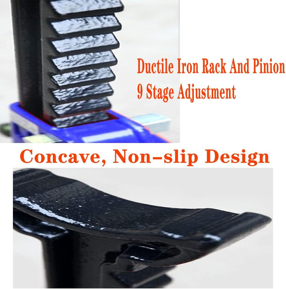 2 Stück 3T Pro Unterstellböcke Stützböcke Stützen Tragkraft Für Stützböcke Werkzeuge Werkstattausrüstung, Höhenverstellbar Von 290 Mm Bis 430 Mm
