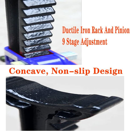 2 Stück 3T Pro Unterstellböcke Stützböcke Stützen Tragkraft Für Stützböcke Werkzeuge Werkstattausrüstung, Höhenverstellbar Von 290 Mm Bis 430 Mm