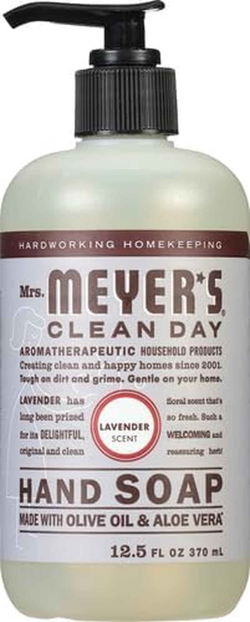 CLEAN DAY Hand Soap, Made with Essential Oils, Biodegradable Formula, Lavender, 12.5 Fl. Oz