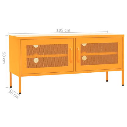 TV Schrank 105X35X50Cm Stahl Lowboard Fernsehschrank Mehrere Auswahl Vidaxl
