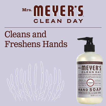 CLEAN DAY Hand Soap, Made with Essential Oils, Biodegradable Formula, Lavender, 12.5 Fl. Oz