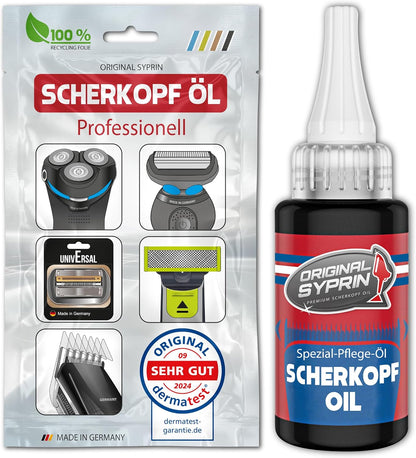 Original Syprin Scherkopf Öl Für Haarschneidemaschinen Haarschneider Rasierer Trimmer I Scherkopföl Friseurbedarf Schermaschinenöl Feinmechanik Öl
