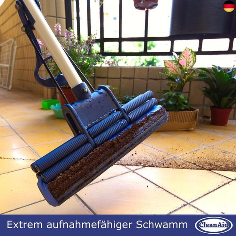 Cleanaid Onetouch Easy Wischmopp, Bodenwischer, Wischer - Besonders Saugstark -