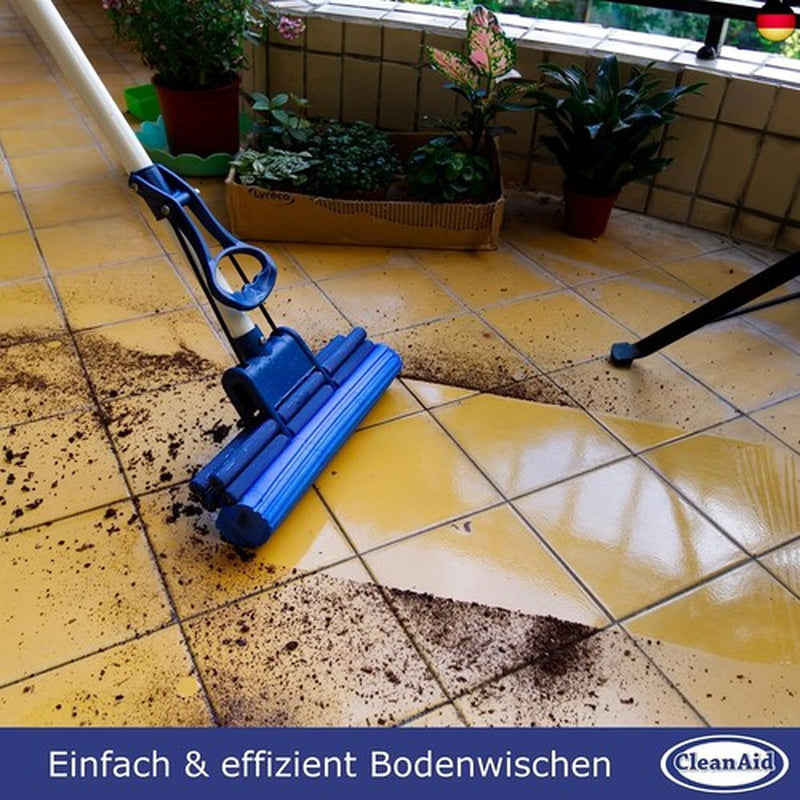 Cleanaid Onetouch Easy Wischmopp, Bodenwischer, Wischer - Besonders Saugstark -