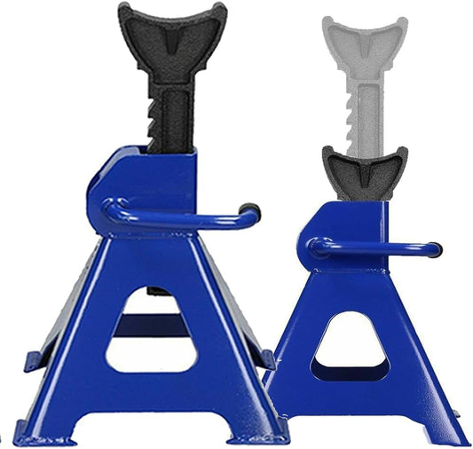 2 Stück 3T Pro Unterstellböcke Stützböcke Stützen Tragkraft Für Stützböcke Werkzeuge Werkstattausrüstung, Höhenverstellbar Von 290 Mm Bis 430 Mm