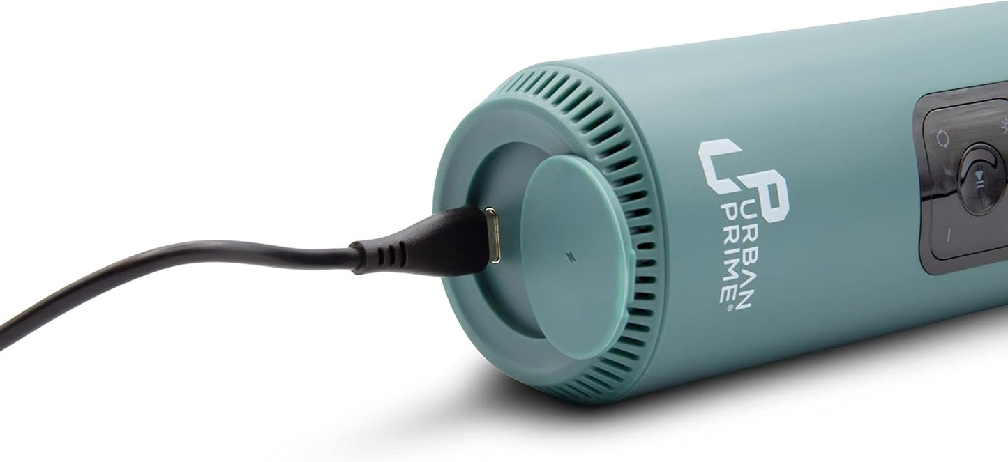 Tragbarer Elektrischer Luftkompressor XP - Tragbarer Kompressor Für Fahrräder, Motorräder, Roller, Bälle, Mit Drucksensor, Integriertem Led-Licht, 150 PSI, 2X1.200 Mah