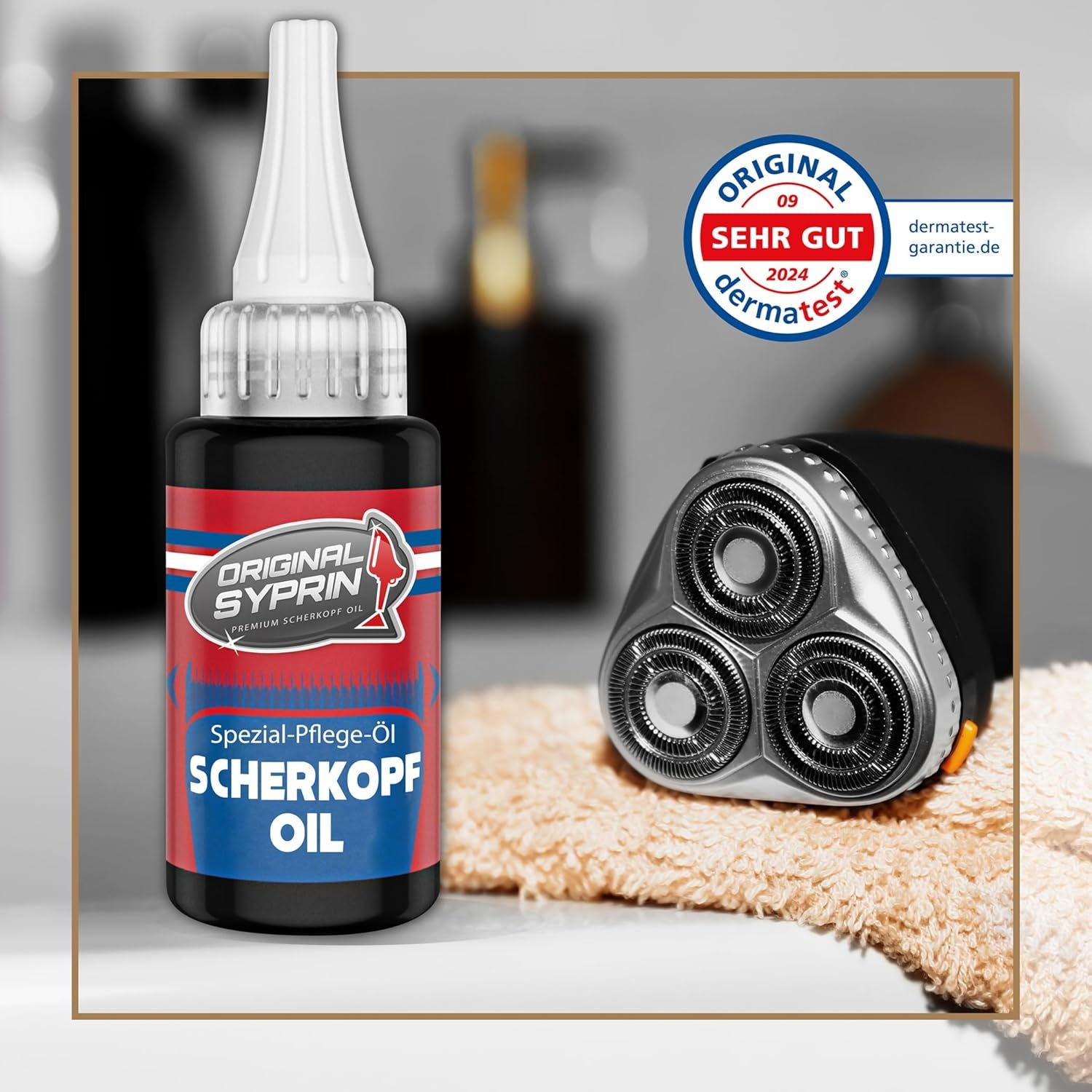 Original Syprin Scherkopf Öl Für Haarschneidemaschinen Haarschneider Rasierer Trimmer I Scherkopföl Friseurbedarf Schermaschinenöl Feinmechanik Öl