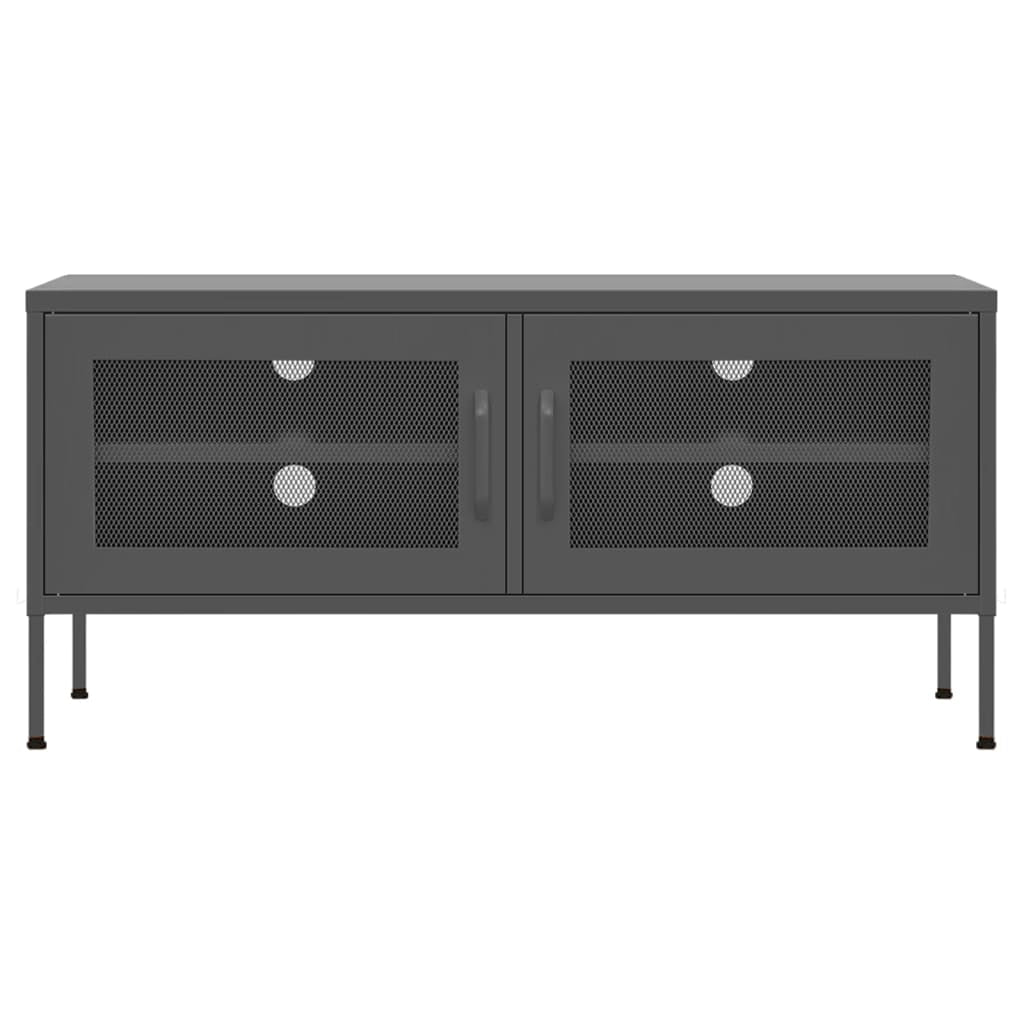 TV Schrank 105X35X50Cm Stahl Lowboard Fernsehschrank Mehrere Auswahl Vidaxl