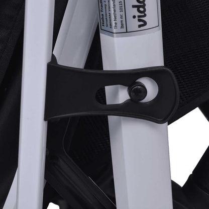 3-In-1 Kinderwagen Aluminium Blau Und Schwarz